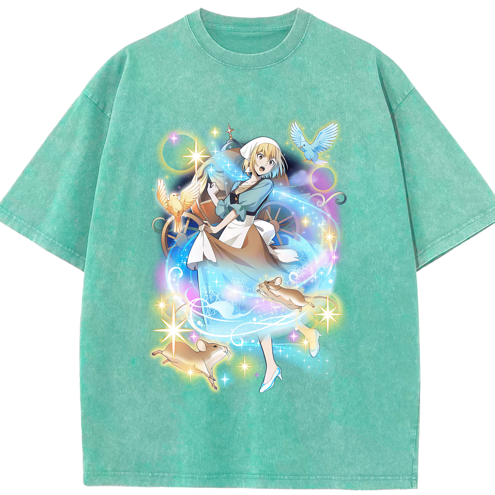 （画像用） 文豪ストレイドッグス Bungo Stray Dogs 綿100% ヴィンテージ風 半袖Tシャツ（フロントプリント）
